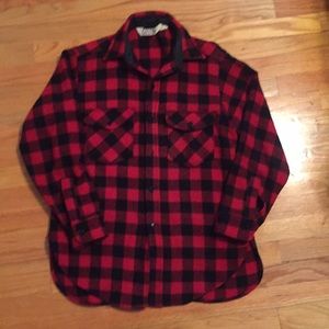 Vintage L.L. Bean “Old Friends” Red Buffalo Plaid